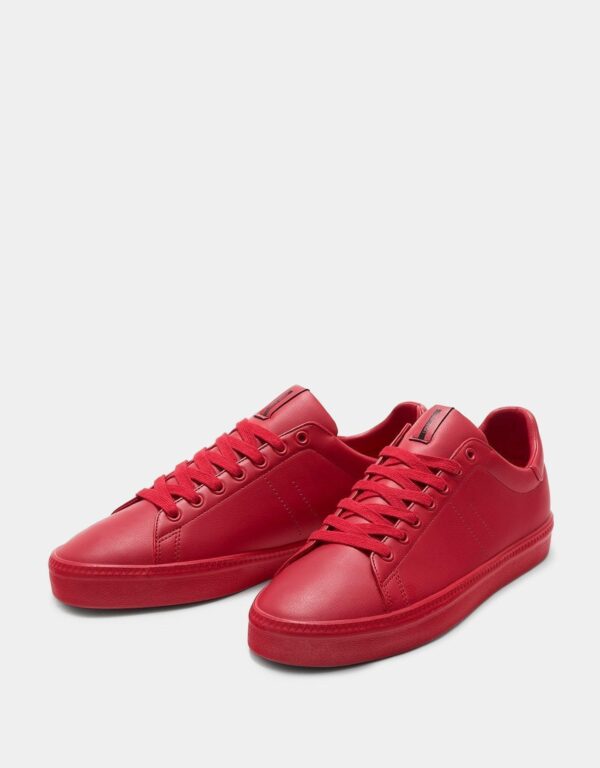 Red Lace-up Sneakers – Image 3