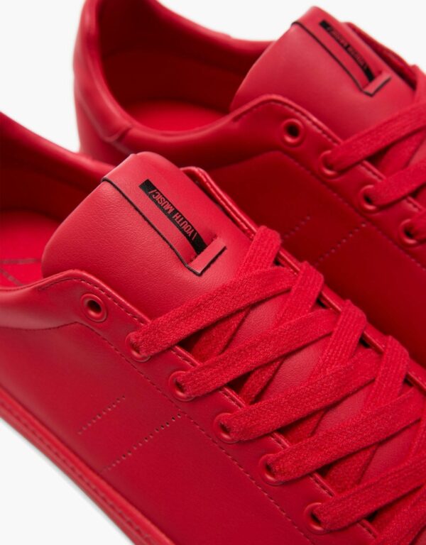 Red Lace-up Sneakers – Image 4