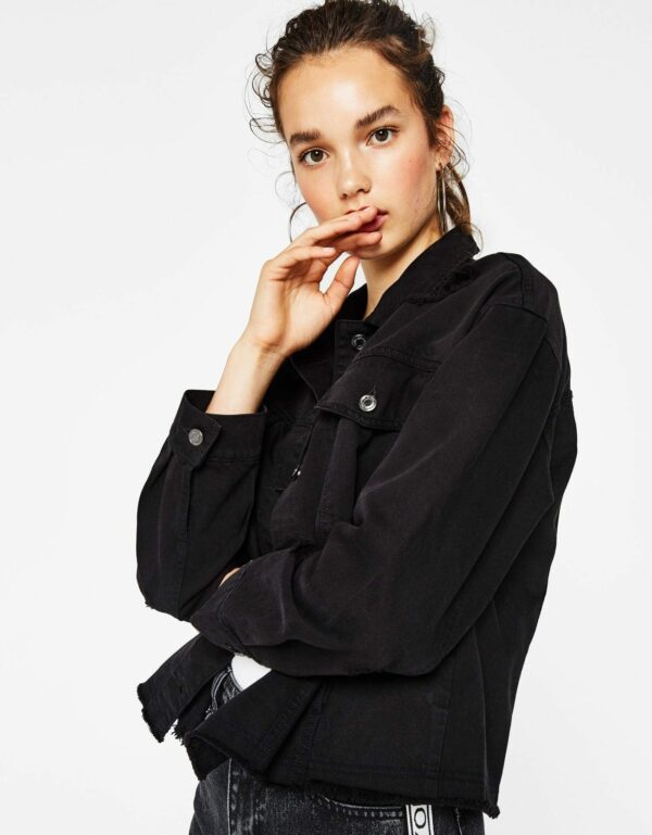 Black Denim Jacket – Image 4