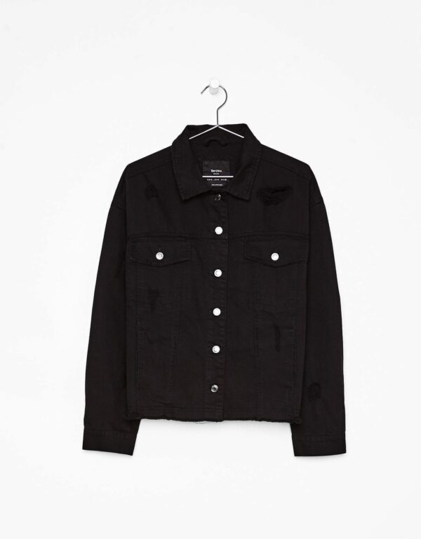 Black Denim Jacket – Image 5