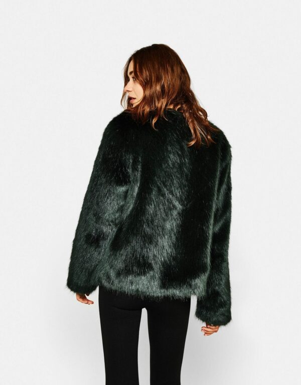 Short Faux Fur Coat – Image 5