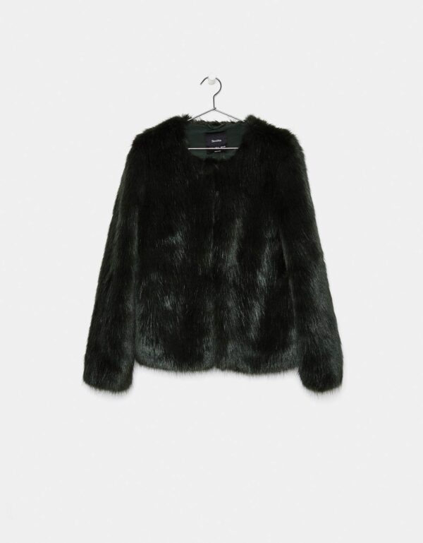 Short Faux Fur Coat – Image 2